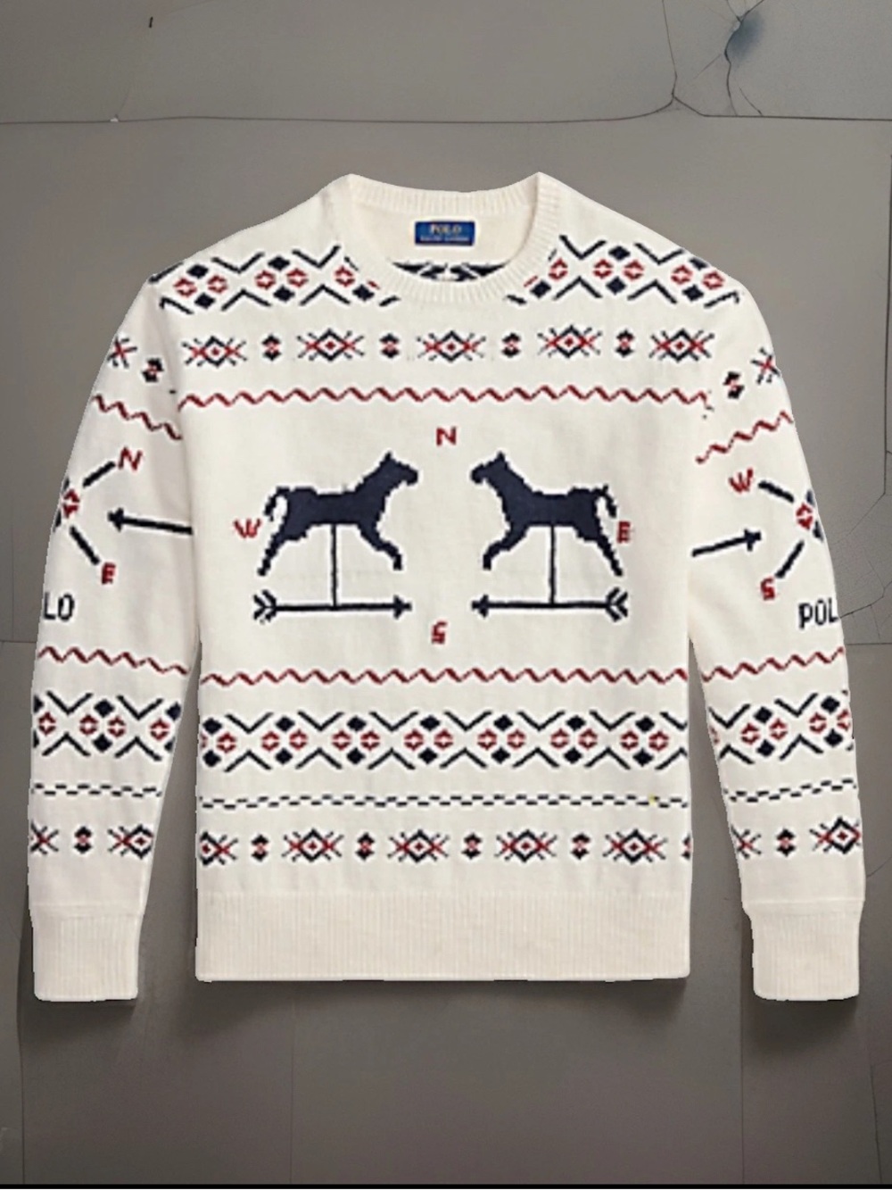 Polo Ralph Lauren Weather Vane Cotton Blend Knitted